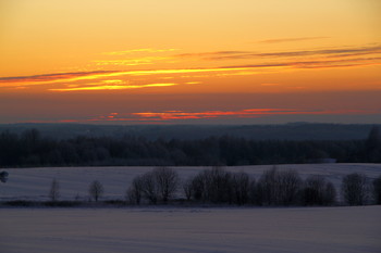 Sonnenuntergang im Winter / ***
