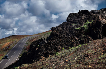 The road to Lanzarote / The road Lanzarote