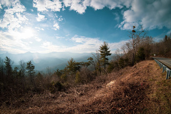 Blue Ridge mountains / NC winter