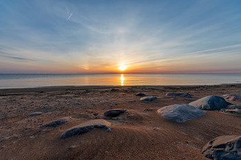 Sonnenuntergang auf dem See / ***