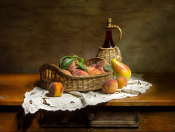 With a pear ... / ***