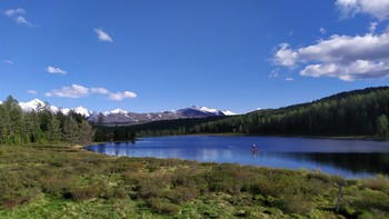 Mountain Lake. / ***