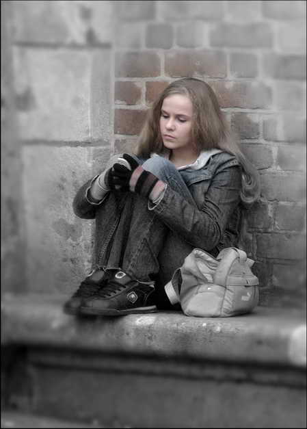 Портреты осеннего Кракова : Холодно...