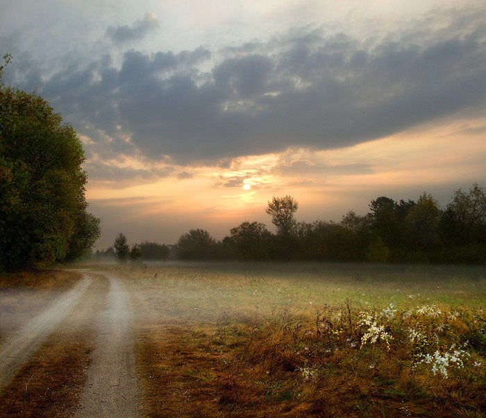 На рассвете