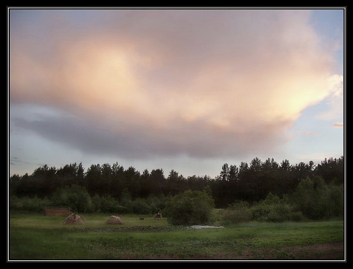 вечар у вёсцы.