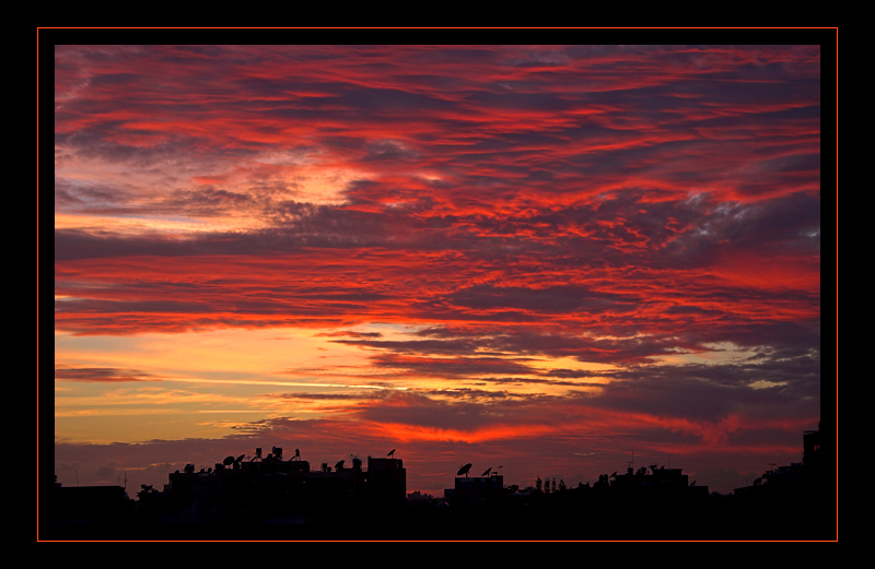 Абстрактный закат