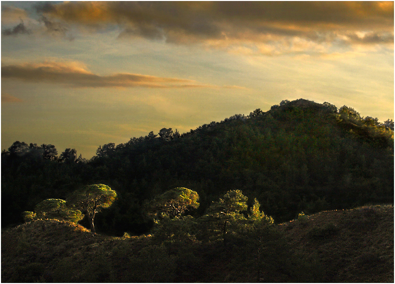 Вечер в горах