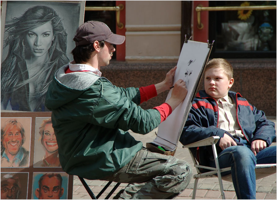 Гуляя по Арбату.