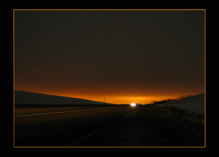 Огни ночного города...