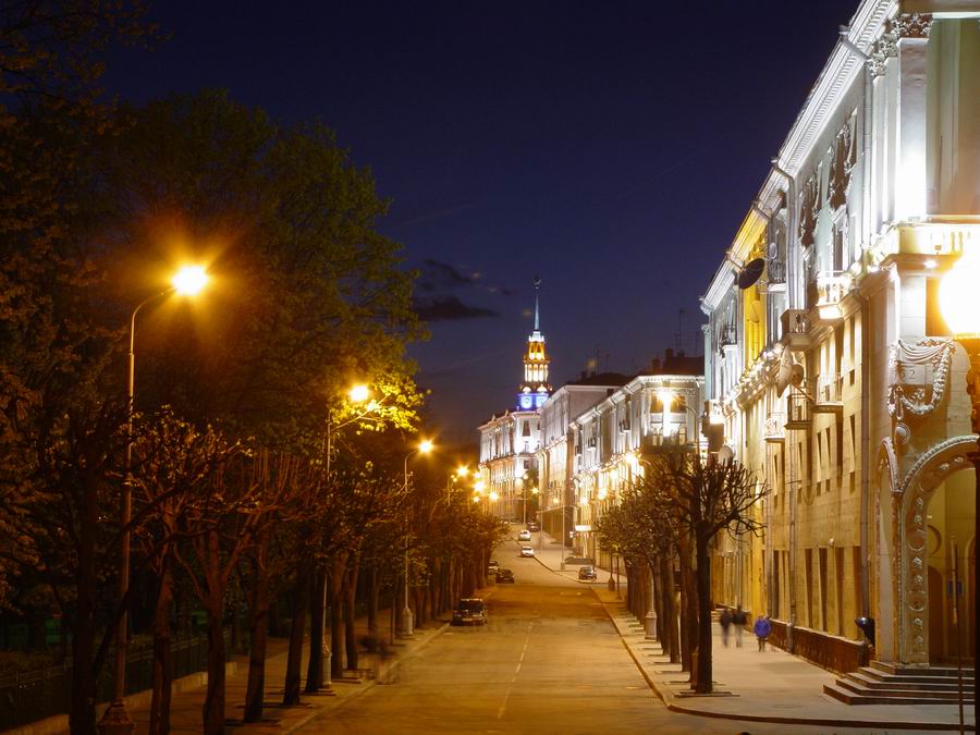 вечер в Минске