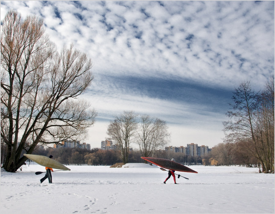 Первый заплыв