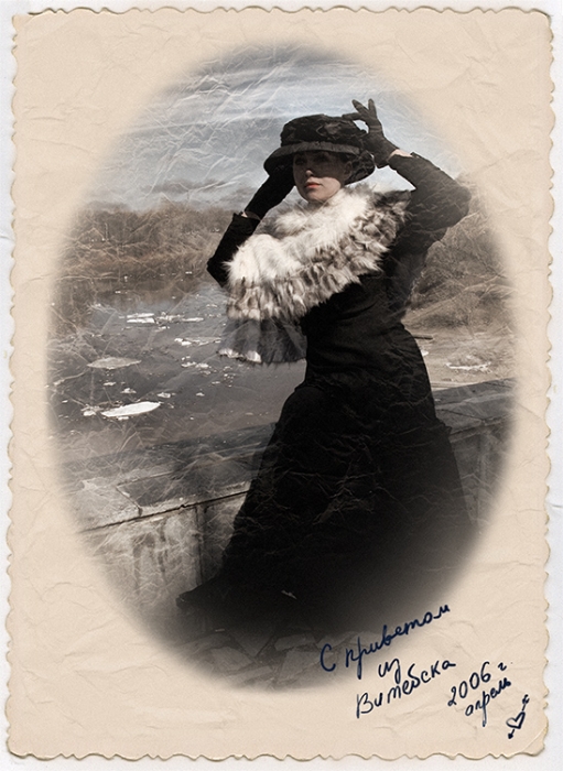 Витебск, ледоход, барышня..