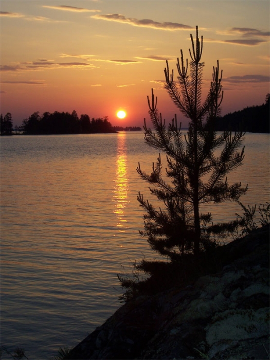 Закат над Онегой