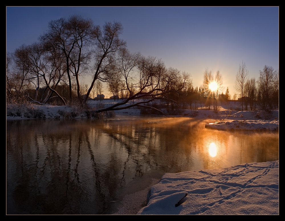 Зимним вечером....