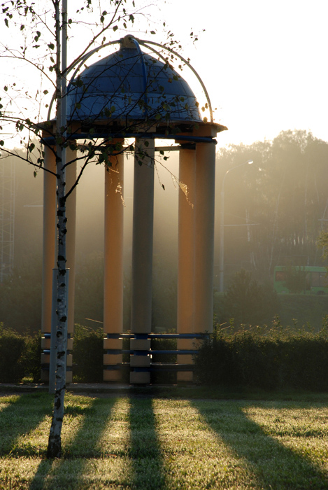Доброе утро в городе.