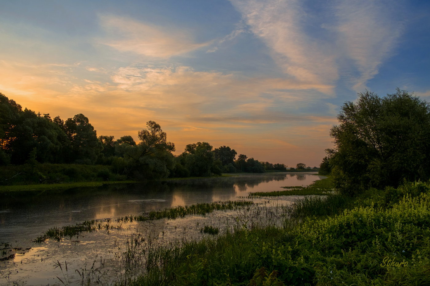 Утро летнее.