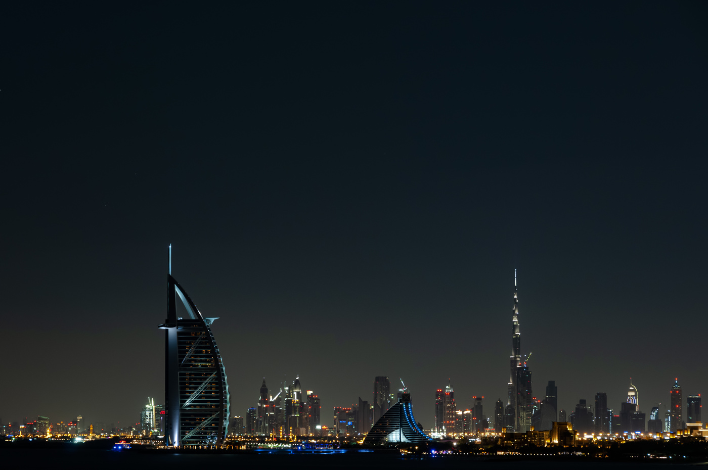 Ночной Дубай