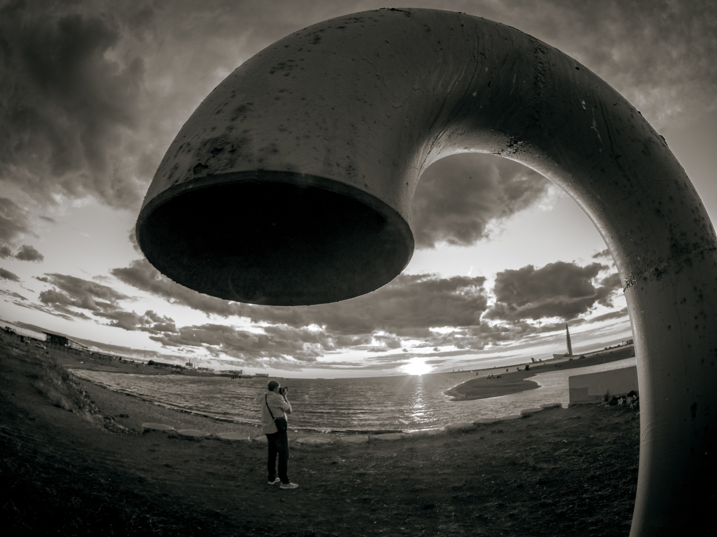 человек и труба