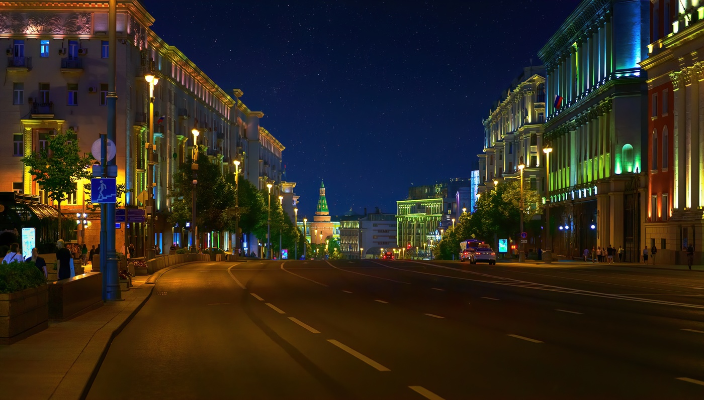 Ночная Москва