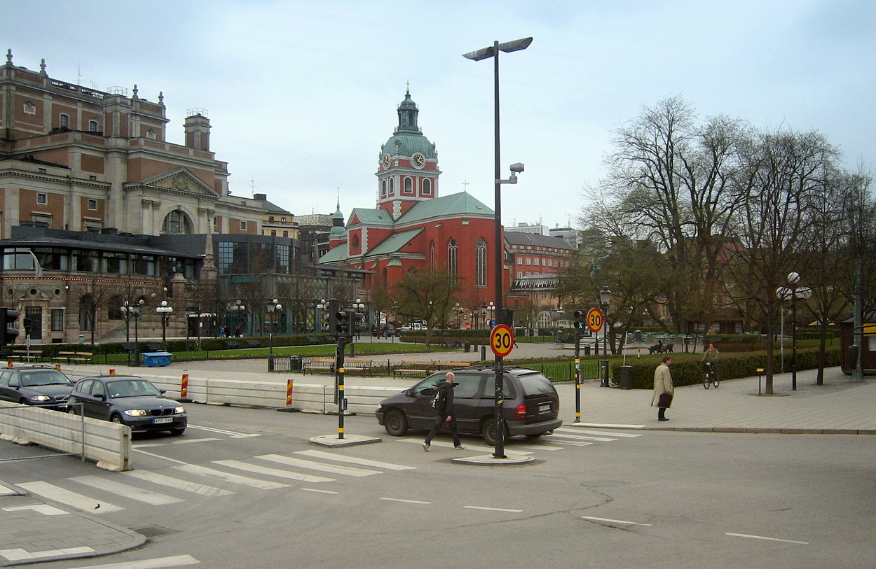 На улицах Стокгольма