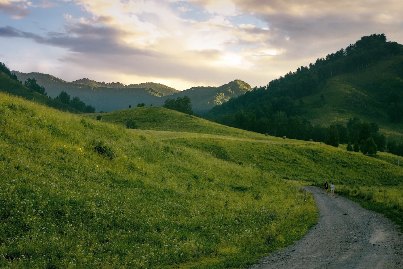 Августовский вечер.