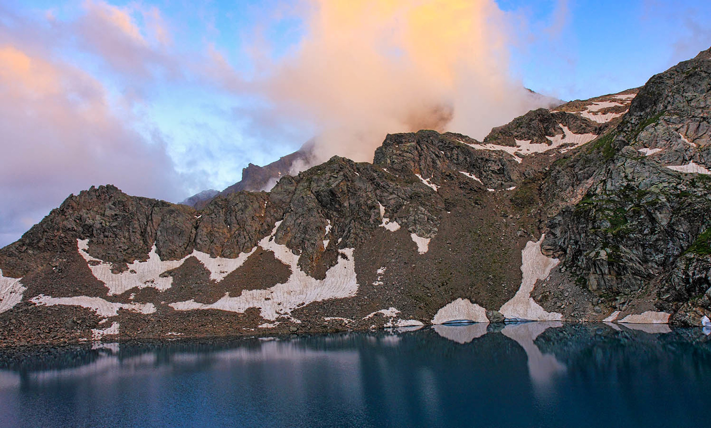 Вечер на Большом Софийском озере