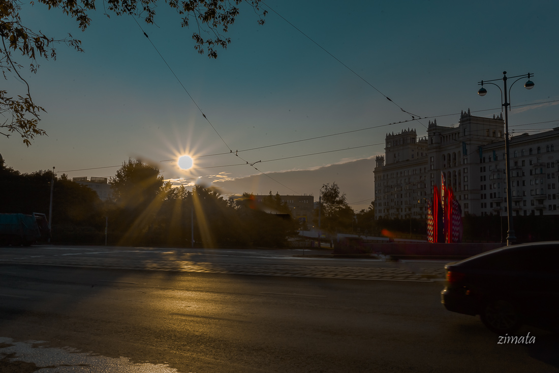 Ранее утро в городе