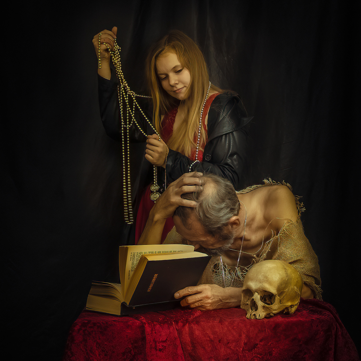 искушение св. Антония златом ..