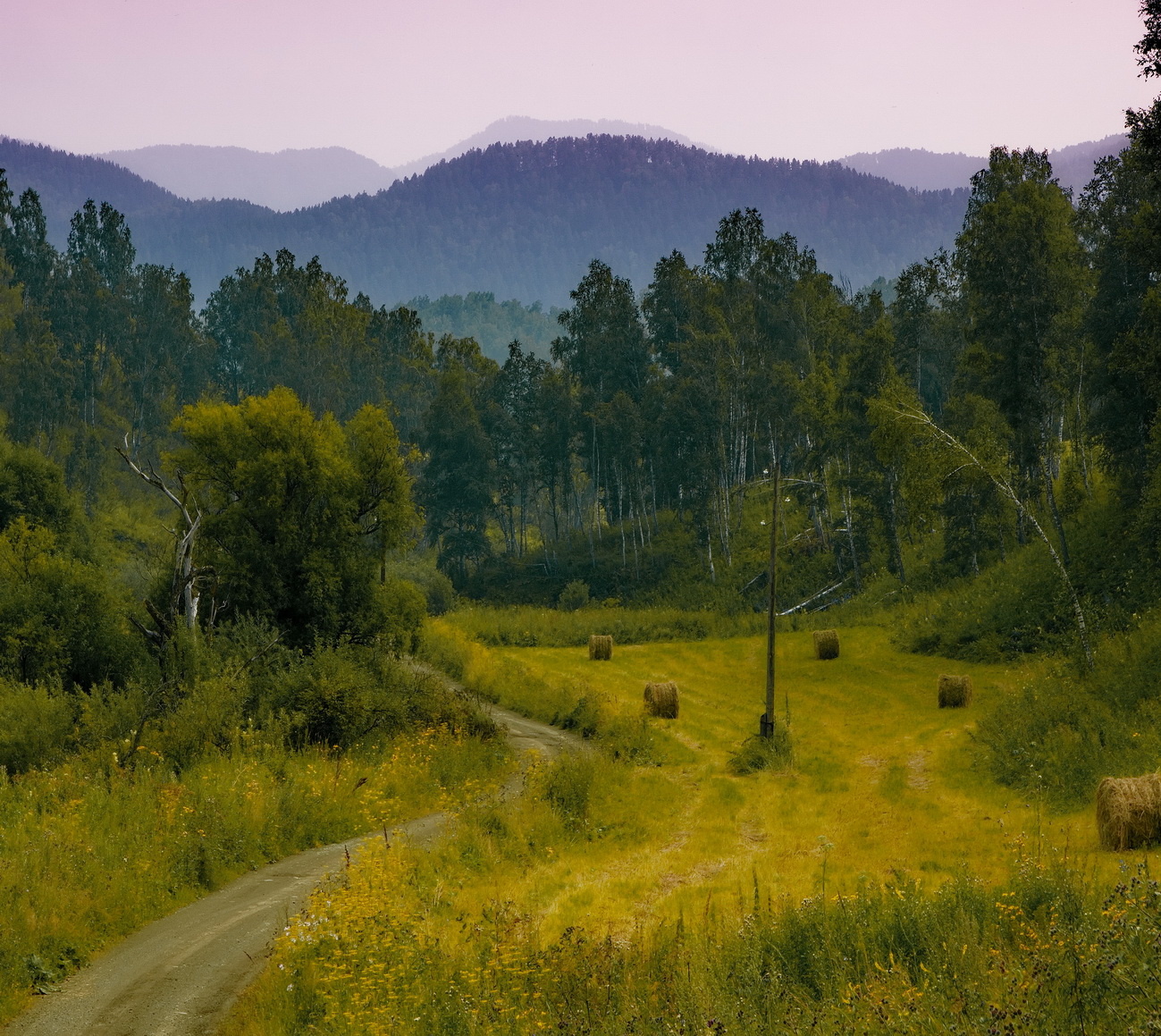 Тёплый вечер.
