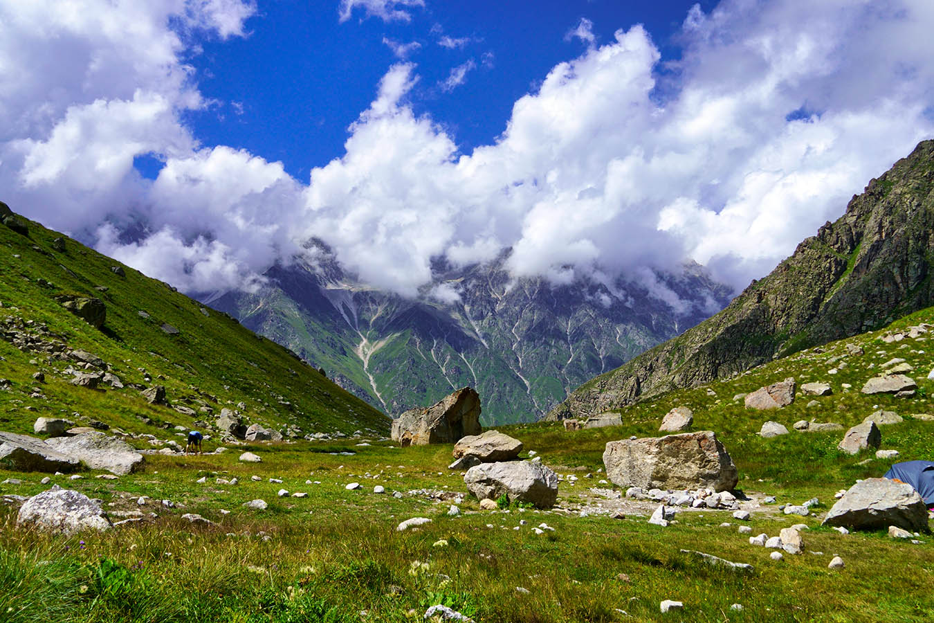 В "кармане" морены