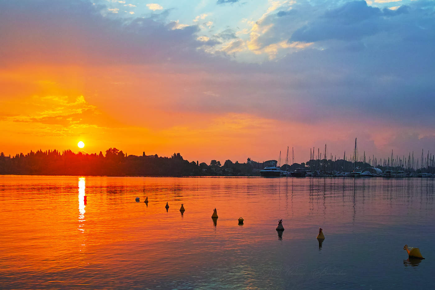 Поднималась алая заря