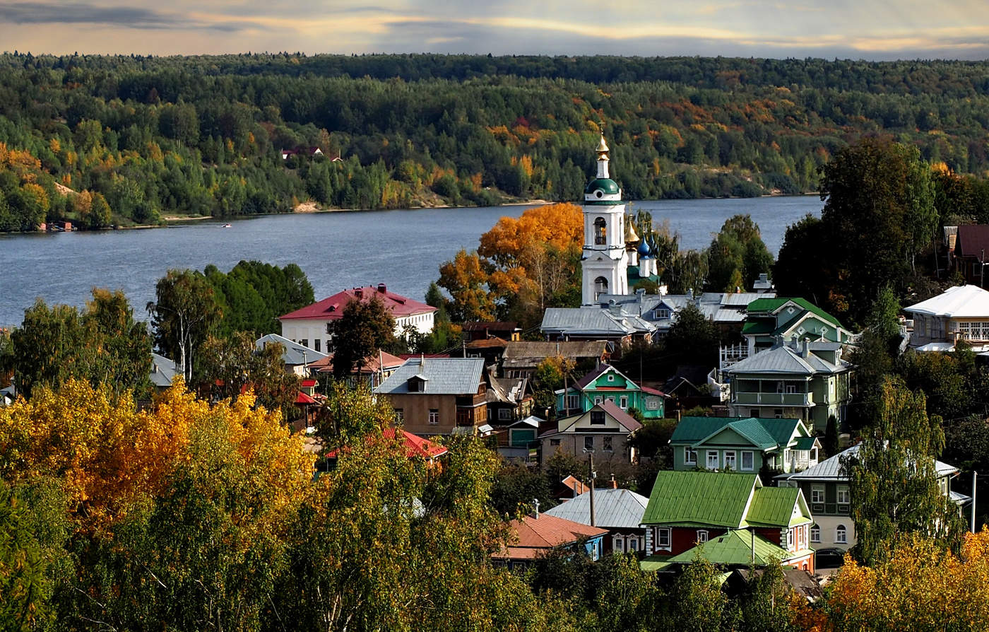 Плёс-жемчужина России.