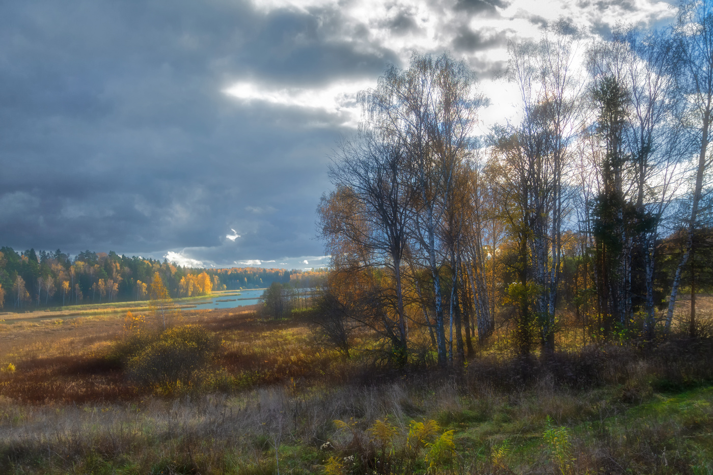осенние утро