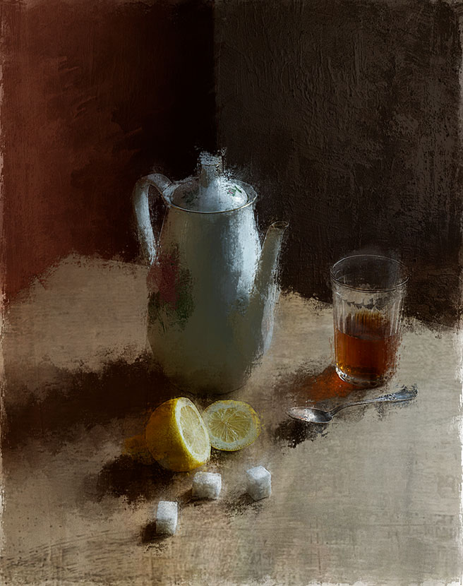 чай с лимоном