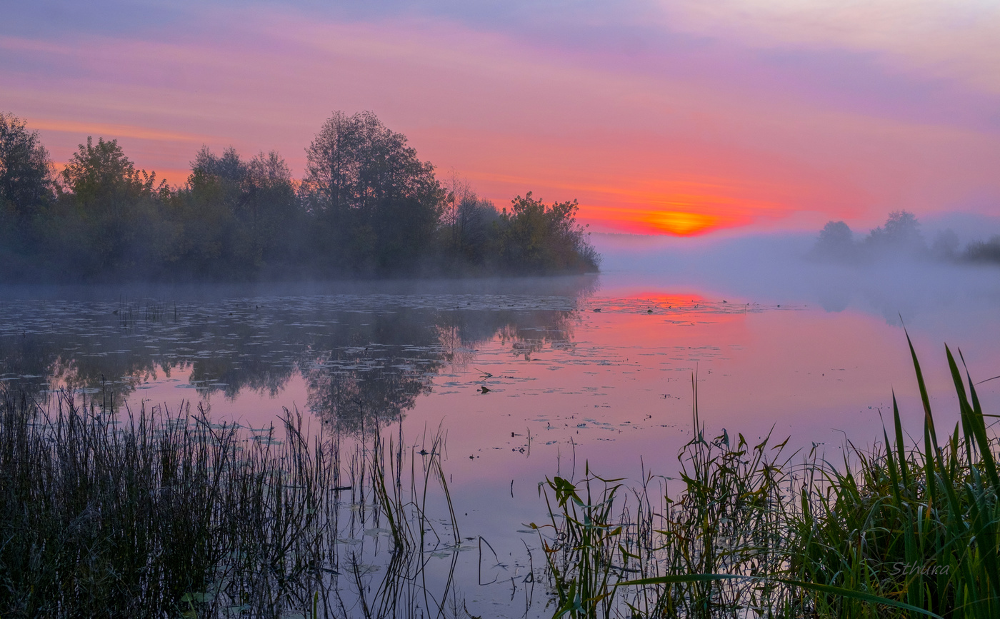 Осень. Рассвет.