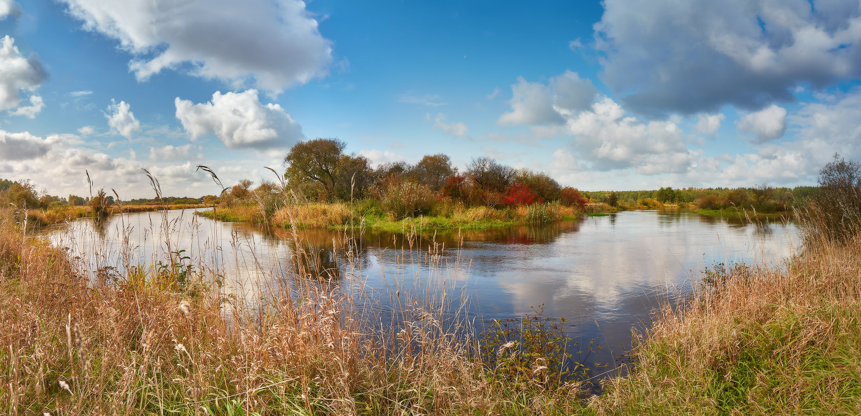 Верховье Немана в сентябре