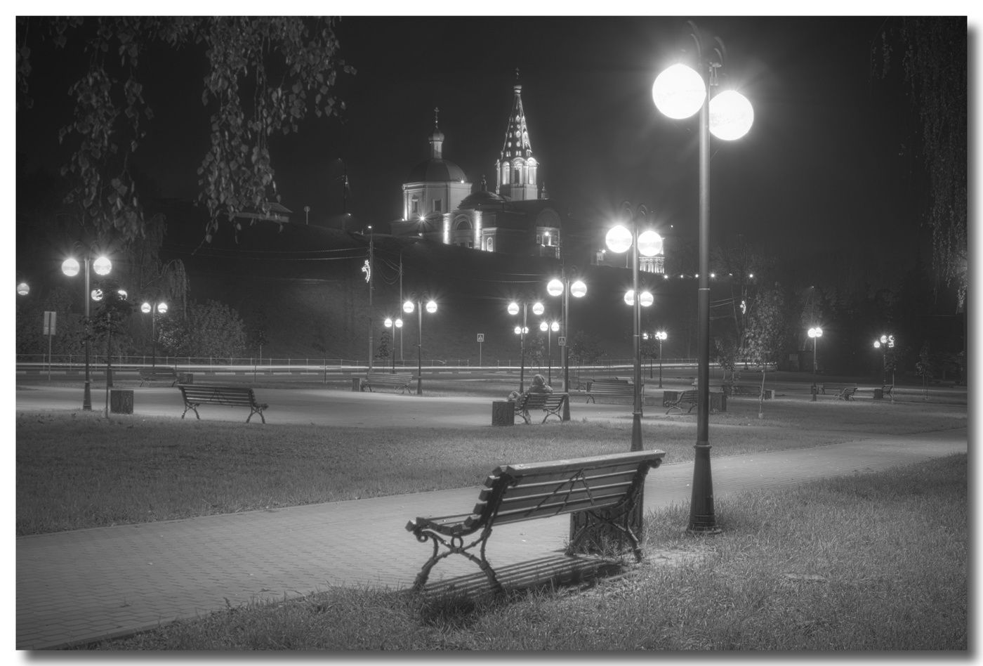 вечерний сюжет старого города