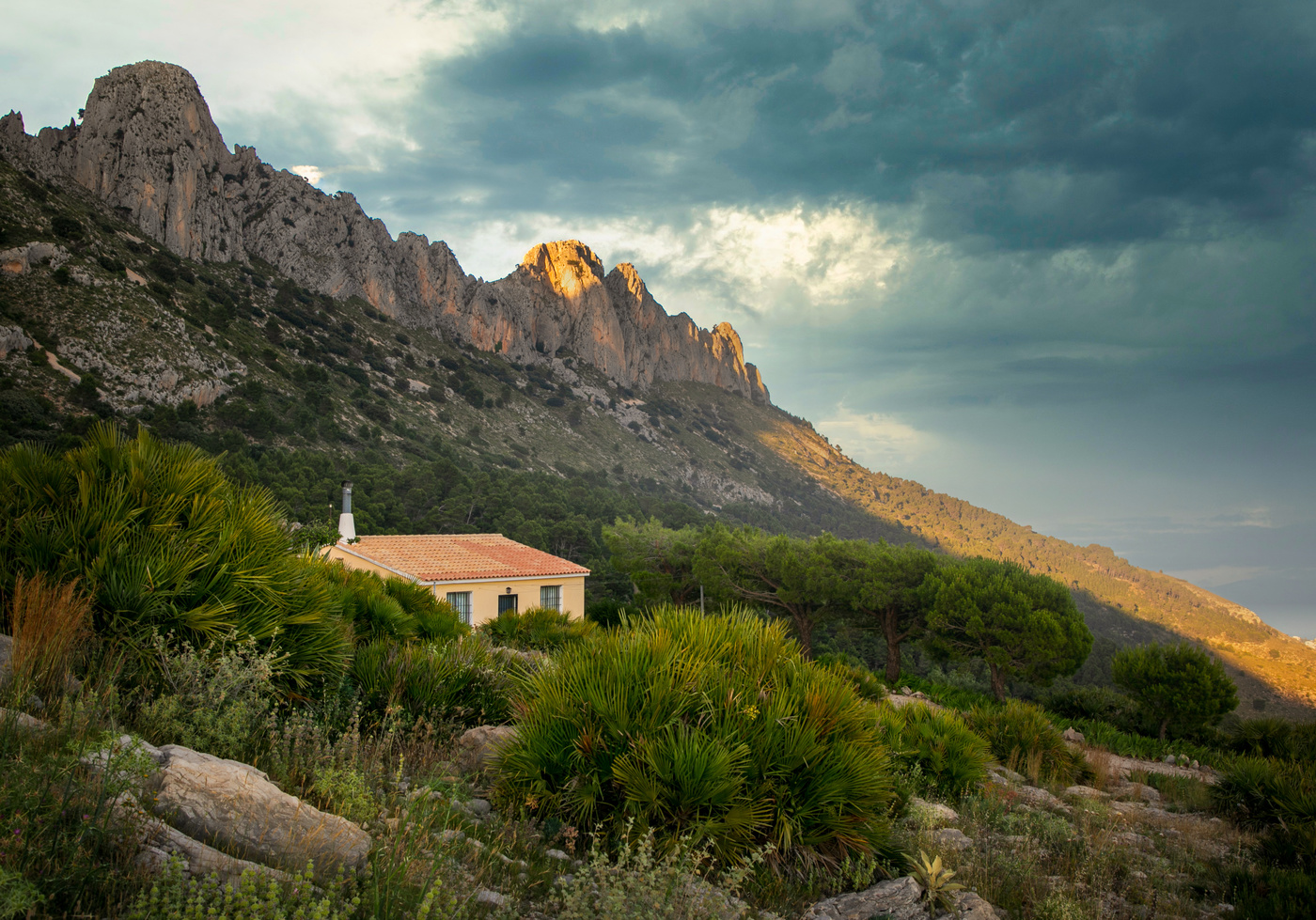Дом на склоне