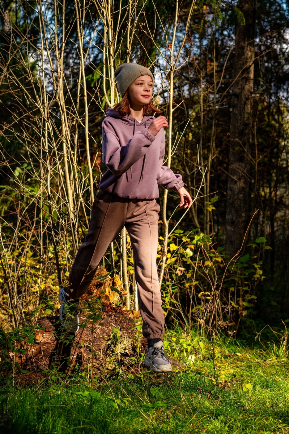 Сиреневый костюм