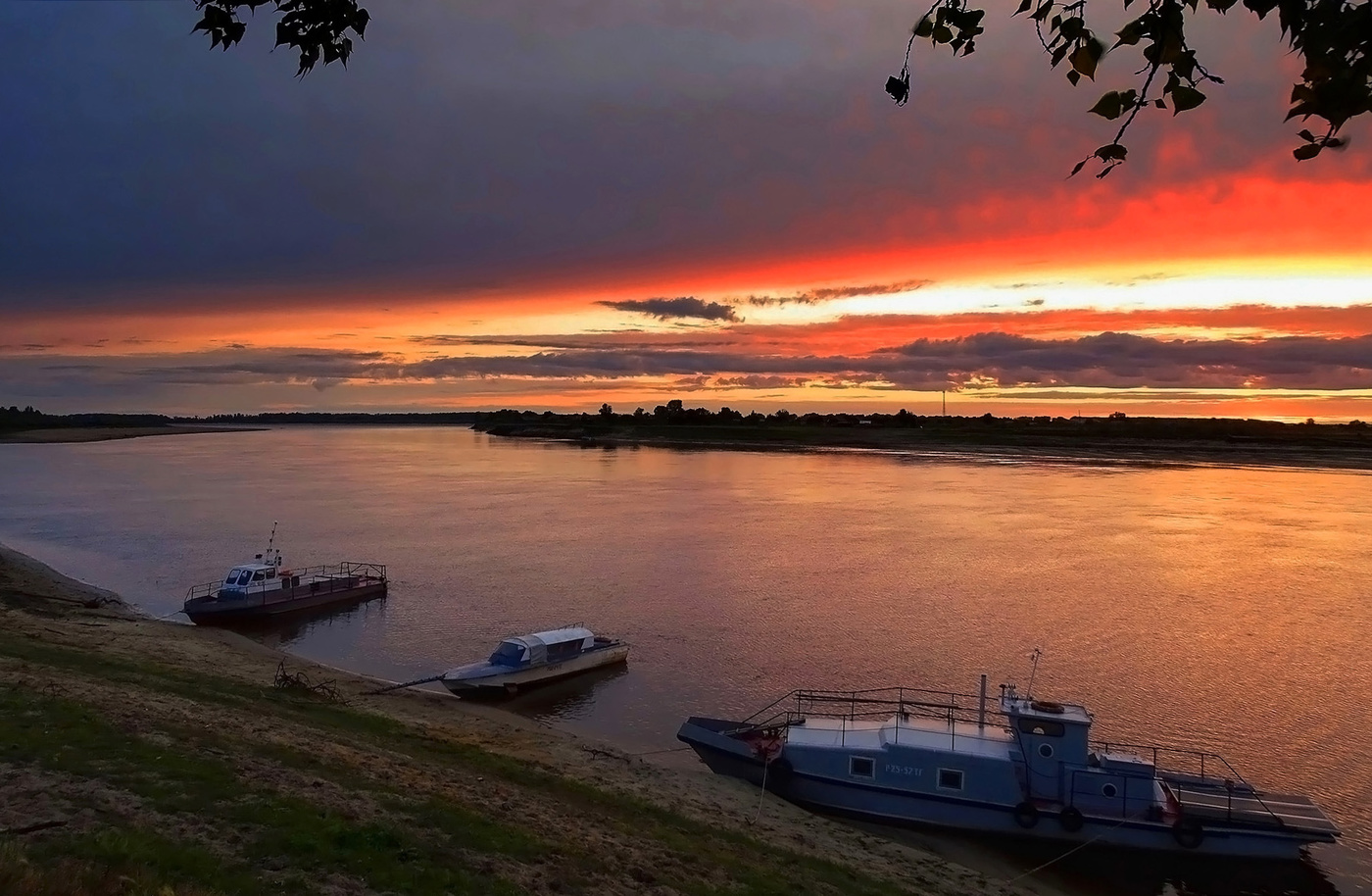 Обской закат