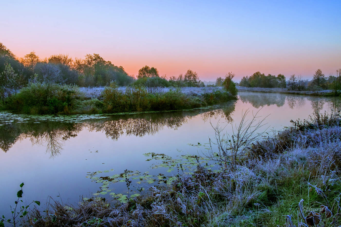 Утренние заморозки.