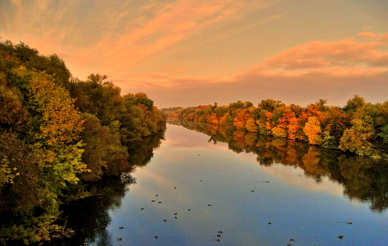 Вечерние краски осени