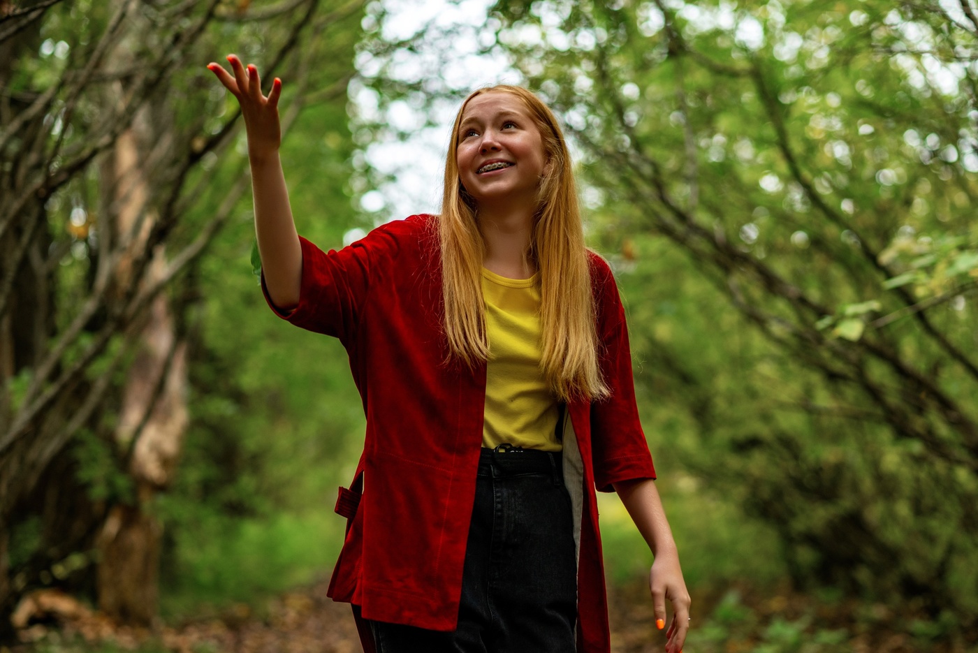 Красный пиджак