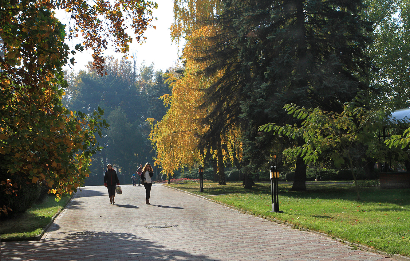 Осень в Симферополе.