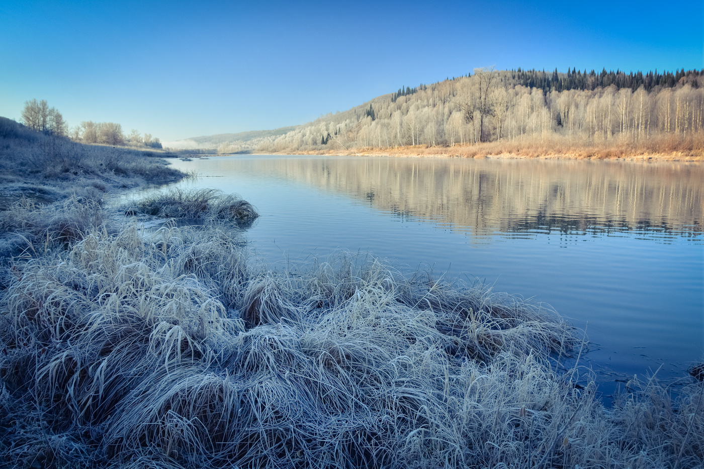 Морозное утро в октябре