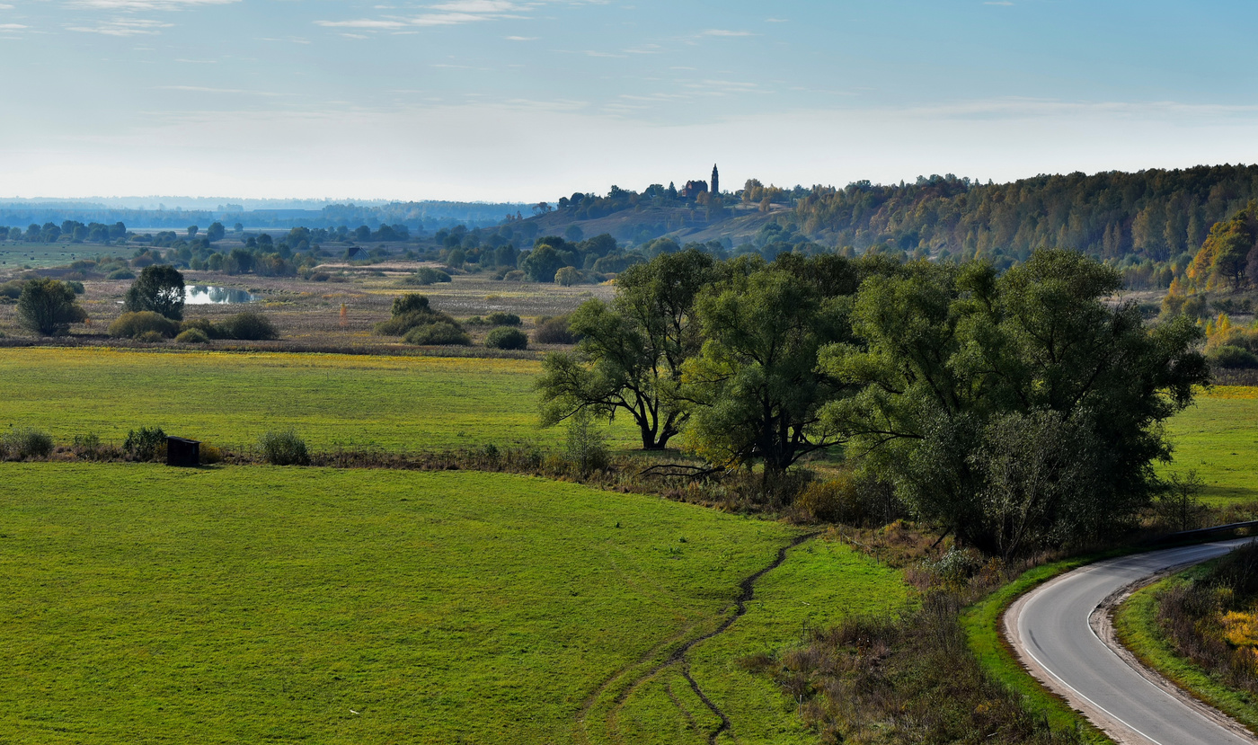 Пойма реки Оки и Старицы.