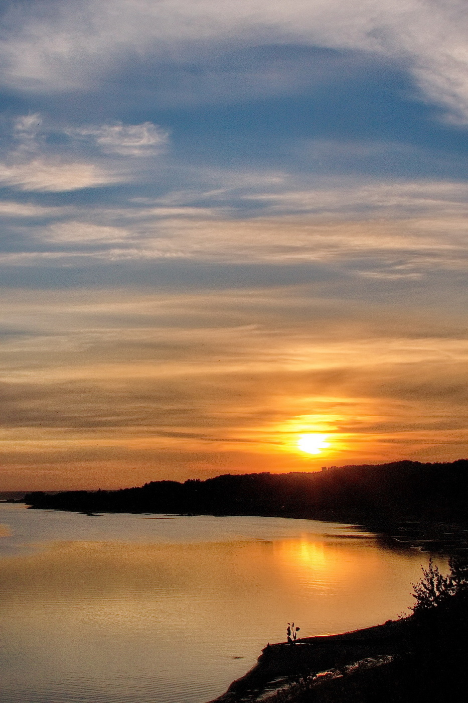 *Закат на Томи.**