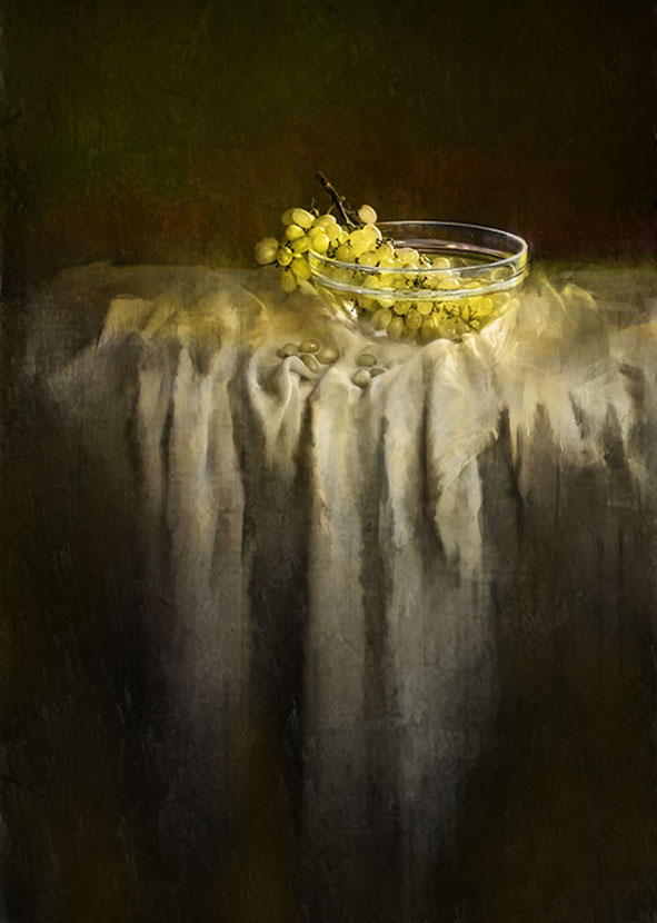 с виноградом