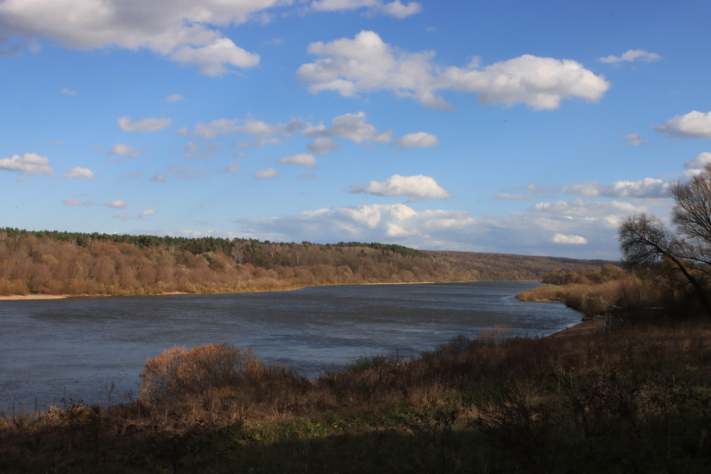 Вид окрестностей г.Тарусы,