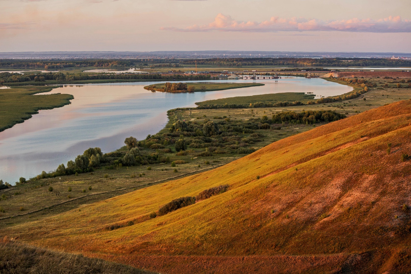 Дельта реки Свияга